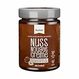 Xucker Nuss-Nougat-Creme 300 g – Zuckerarm, vegan, ohne Palmöl, cremig mit Erythrit gesüßt und 33% Haselnüssen