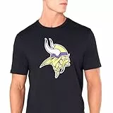 New Era Minnesota Vikings NFL Team Logo Schwarz T-Shirt - XL