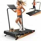 Laufband für Zuhause mit Auto 16% Steigung,Klappbar Laufband 12 km/h, 2,5 PS Motor (