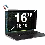 Dabernur 16 Zoll Magnetischer Sichtschutz für Laptop, abnehmbarer Blendschutz und Blickschutzfilter, passend für 16:10 Seitenverhältnis (1920 × 1200 WUXGA)
