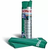 SONAX MicrofaserTücher PLUS Innen+Scheibe (2 Stück) extrem fein ohne Streifen, Schlieren und Fusseln zu hinterlassen | Art-Nr. 04165410