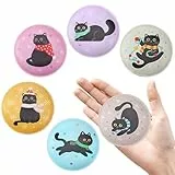 Newofview 6 Stück Taschenwärmer Wiederverwendbar, Handwärmer Kinder Fingerwärmer für Unterwegs Taschenwärmer Handwärmer für Kinder und Erwachsene(Cat)