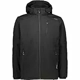 CMP - Herrenjacke mit Kapuze und Reißverschluss, Schwarz, 54