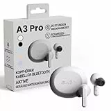 sudio A3 Pro True Wireless Kopfhörer Kabellos Bluetooth | Noise Cancelling In Ear Kopfhörer Bluetooth 5.4 | Aktive Geräuschunterdrückung | 25h Spielzeit | USB-C Ladecase | Weiß