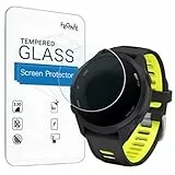 Frgnie Displayschutzfolie Kompatibel mit Garmin Forerunner 70 43mm Lauf Smartwatch (3 Stück) HD Anti-Kratzen Glas schutzfolie Kompatibel mit Forerunner 170/170 Music/Instinct Crossover AMOLED