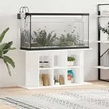Xichuzi Aquariumständer Hochglanz-Weiß 120x40x60 cm Holzwerkstoff, Aquarium Unterschrank, Aquarium Schrank, Aquariumschrank, Aquarium Tisch, Aquarium Stands