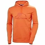 Helly Hansen Men's Nord Graphic Pull Over Hoodie Hooded Sweatshirt, Lagerfeuer, L