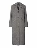 PIECES Pcjadine Long Check Coat