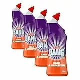 CILLIT BANG WC-Power Gel Kalk- & Urinstein Zerstörer – Kraftvoller WC-Reiniger – 1 x 750 ml (Packung mit 4)