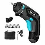Cecotec Akku-Schraubendreher mit 90º Winkelaufsatz PowerGyro 3500 Angle Set. 4V, 1500mAh Akku, 6,35mm Sechskant-Bitaufnahme, inklusive Koffer und Zubehör