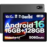 DOOGEE U10 2026 Neueste Android 16 Tablet 10 Zoll 128GB ROM+16GB RAM (2TB TF) Gemini AI Tablet PC 5060mAh / Widevine L1/ 8MP+5MP Dual Kamera/WiFi 6/ Type C/ 3.5mm Kopfhörerbuchse