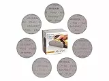 Mirka Abranet Netzschleifscheiben Ø 150mm Klett/Mix-Pack 5 von jeder Körnung 80, 120, 180, 240, 320, 400, 600/35 Stk/Für alle 150mm Exzenterschleifer und Schleifmaschinen