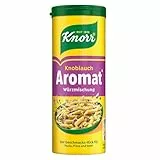 Knorr Würzmischung Knoblauch Aromat für schnelle Gerichte zum Würzen und Verfeinern von Pasta, Pizza, Gemüse und mehr 90 g