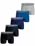 Björn Borg 9999-1026-70101 Cotton Stretch Boxer 5p Boxer Herren Black, Melange, Blue, Navy Blue L
