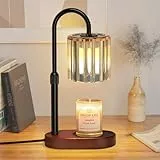 Loowoko Kerzenwärmer Lampe, Candle Warmer lamp mit Timer und Dimmer, Höhenverstellbar, mit 2 Glühbirnen, Kerzen Lampe für duftkerzen im Glas, Dekoration