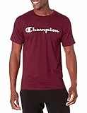 Champion Herren Klassisches Jersey Graphic T-Shirt, Kastanienbraun-y07718, Groß