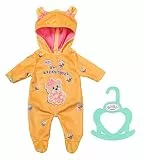 BABY born Little Onesie, Einteiler mit Bärenohren, für 36 cm große Puppen, 834619 Zapf Creation