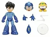 Jada Toys Figur MEGA Man (11,5 cm) inkl. MET - bewegliche Sammel- und Actionfigur aus der Videospiel-Serie Megaman, mit alternativem Kopf, Händen und Zubehör, für Fans & Sammler ab 13 Jahre