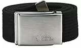 Fjällräven Gürtel Canvas Belt, Schwarz (Black 550), Einheitsgröße