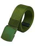 ruiyang Herren Nylon Canvas G¨¹rtel, Bequemer Atmungsaktiver L?ssiger G¨¹rtel, Milit?rische taktische G¨¹rtel mit,Automatischer G¨¹rtelschnallen,Anti-Allergie -Breite 3.8cm
