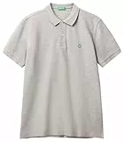 United Colors of Benetton Herren Poloshirt M/M 3089J3179 Polohemd, Grau Melange mittel 501, 56
