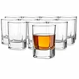 Glasmark KROSNO 1992 Schnapsgläser Shotgläser mit Schwerem Boden Set 12 Stück 55 ml Transparent Spülmaschinenfest, Durchsichtig