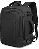VANKEV für Easyjet Handgepäck 45x36x20 Laptop Rucksack Reiserucksack Handgepäck Tasche Rucksack 15.6 Zoll Laptop Backpack für Herren Damen Dunkelgrau