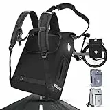 RADGEIST Fahrradtasche Rucksack – 3in1 Fahrrad Tasche für Gepäckträger mit Rucksackfunktion – Gepäckträgertasche 100% wasserdicht inkl. Laptopfach & Umhängegurt – Fahrradrucksack 24Liter