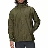 Marmot Herren PreCip Eco Jacket, Wasserdichte Regenjacke, winddichter Regenmantel, atmungsaktiv, faltbarer Hardshell Windbreaker, ideal zum Fahrradfahren & Wandern, Nori, M