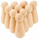 BESPORTBLE 10 Stück Unvollendete Holzfiguren Zum Aufhängen: Schlichte Leere Figuren Zum Aufhängen Brautfiguren Tortenaufsätze Für Hochzeiten Zum Basteln Und Für Besondere Anlässe
