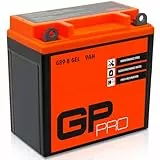 GP-PRO Gel-Batterie 12V 9Ah GB9-B Rollerbatterie/Motorradbatterie, wartungsfrei versiegelt vorgeladen ähnlich YB9-B / CB9-B