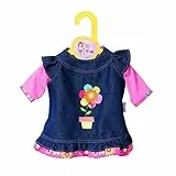 Zapf Creation 870006 Dolly Moda Jeanskleid, Puppenkleidung 39-46 cm, Mehrfarbig