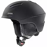 uvex Ultra - Skihelm für Damen und Herren - individuelle Größenanpassung - optimierte Belüftung - Black matt - 55-59 cm