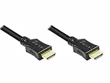 High-Speed-HDMI®-Kabel mit Ethernet, vergoldete Stecker, 0,5m, Good Connections®