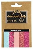 Decopatch Décopatch DP021C - Déco Pocket No. 21 Packung mit 5 Blatt Décopatch-Papier 30x40cm, 1 Pack