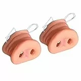 TOYMYTOY 2Pcs Schweinefleisch Nase mit elastischem Streifen Kostüm Schwein Kostüm gefallen Maske für Kinder