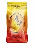GORILLA Espresso Monsoon 1.000g -Sortenrein-, ganze Bohne, dunkle Röstung