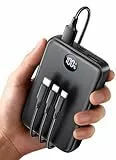 Power Bank 40000mAh, 22.5W Mini mit USB-C Input & Output Schnellladung PD QC 3.0, Externer Akku mit LED Display, Kompatibel mit iPhone 17 16 15 14 13 Xiaomi Samsung iPad Travel Camping Outdoor
