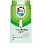 Nexa Lotte Mottenschutz Sachets, 8 Stück, gegen Kleidermotten mit Geraniol, 8 Stück, langanhaltender Schutz, einfacher Anwendung, blumiger Duft