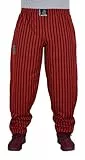 ESRA Bodybuilding Hose Herren Bodybuilder Hose Herren Sporthose lang Fitness Hose Herren Gym rote Jogginghose Herren Baggy Trainingshose Herren SP01