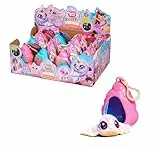 Simba Toys - Pearly Pods Sweety Friends, 12-Fach Sortiert, es Wird nur EIN Artikel geliefert, Plüsch mit Leuchteffekt, 8cm, seltene Meerjungfrau und Perle, Muschel-Anhänger, ab 3 Jahre