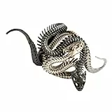 Holibanna Schlangenring Vintage Offener Unisex Ring Kreatives Design Verstellbar Modischer Finger Schmuck Geschenk für Damen und Herren