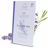 Dolfin Zartbitterschokolade mit Lavendel - Cremige Schokolade mit echten Lavendelstücken - Geschenkideen für Geburtstag, Festtage, Valentinstag - Hergestellt in Belgien, 70 g Tafel
