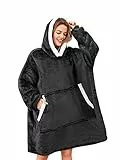 Gentlewarm Hoodie Decke, superweiche, warme, tragbare Decke, bequemer Riesentaschen-Hoodie, übergroßer, weicher Plüsch-Decken-Hoodie für alle – Kinder, Männer, Frauen