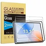 SPARIN für Samsung Galaxy Tab S10 FE+/FE Plus 13.1' für Panzer Schutz Glas, 2 Stück Schutzfolie mit Montage Rahmen, Kratzfest,9H Härte,Anti-Bläschen,HD-Klar