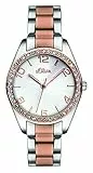 s.Oliver Damen-Armbanduhr XS Analog Quarz Edelstahl SO-2774-MQ