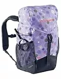 VAUDE Kinderrucksack Skovi für Jungen & Mädchen, komfortabler Wanderrucksack Kinder 10 L in lila, Wetterfester Schulrucksack mit viel Stauraum & reflektierende Elemente, pastel lilac