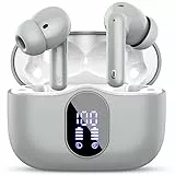 Btootos Bluetooth Kopfhörer, Kopfhörer Kabellos Bluetooth 5.4 Sport In Ear Kopfhörer mit 4 Mikrofon, 40 std Spielzeit, LED-Anzeige, ENC Lärmreduzierung, Tiefer Bass Ohrhörer für Arbeit und Studium