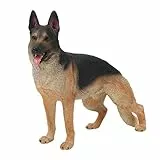 Deutscher Schäferhund, Deutscher Schäferhund Plüschtier Großer Plüsch Hund Modell Ornament Hoch Simulation Hundemodell Spielzeug Dekoration[853]Figuren