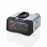 AEG Batterieladegerät CW20 lädt alle 6 V und 12 V Batterien, umfangreicher Sicherungsschutz, mit Ladestatusanzeige in Prozent